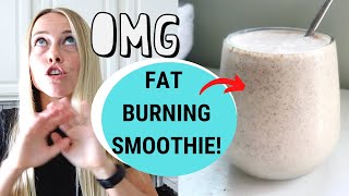 My Daily FAT BURNING SMOOTHIE That Uses FRUIT Intermittent Fasting Smoothie Recipe [upl. by Lesya]