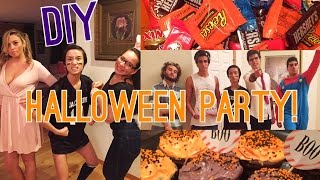 DIY Halloween Party Treats Costumes and Decorations [upl. by Alilak]