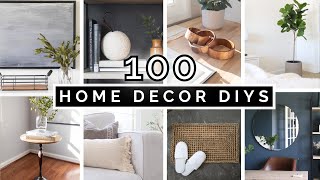 100 DIY HOME DECOR IDEAS amp PROJECTS  AFFORDABLE amp AESTHETIC [upl. by Aled329]