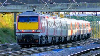 Evening Trains at Langford ECML  250918 [upl. by Opiak]