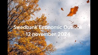 Swedbank Economic Outlook  November 2024 [upl. by Amhser884]