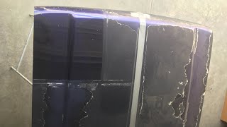 Peeling clear coat fix STEP 4 FINISH [upl. by Lashonde]