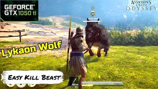 Easy trick to kill Lykaon Wolf  ASSASSINS CREED ODYSSEY Daphnae Quest ggrgamer [upl. by Merrili]