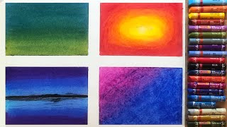 How to blend with Oil Pastels  4 Oil Pastel Blending Techniques  Cheap and Best Blending Tools [upl. by Gearhart136]