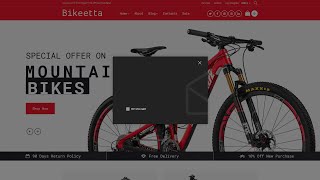 Bikes Store WooCommerce Theme by RockThemes Website Template  64658 [upl. by Peddada137]