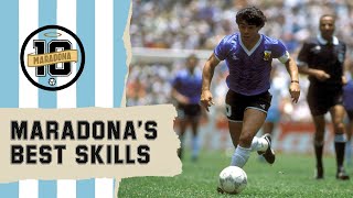 Diego Maradona’s Best Skills  FIFA World Cup [upl. by Minoru]