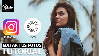 Como Editar Fotos Para Instagram  Como Editar Fotos Con Vsco [upl. by Katz]