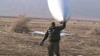 011709 Hyperblimp flying near Grantsville Utah [upl. by Xylia]