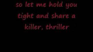 michael jacksons thriller with lyrics [upl. by Ahsinelg]