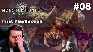 Diablos Scares the Hell Out of Me  Monster Hunter World  First Playthrough  Part 08 [upl. by Morris]