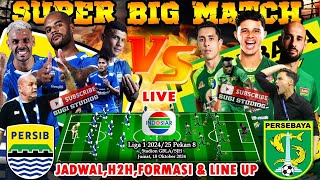 ⚽️SIAPA YANG LEBIH UNGGUL🔥ADU FORMASI MENGERIKAN PERSIB VS PERSEBAYADI LAGA PEKAN 8 LIGA 1 202425 [upl. by Unhsiv]