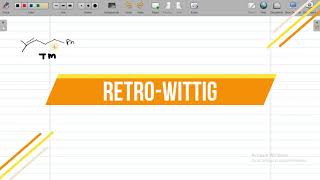 Random Question in Retrosynthesis 05 Retro Wittig [upl. by Drusie771]