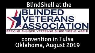 BlindShell at the Blinded Veterans Association convention 2019 BVA [upl. by Wakefield387]