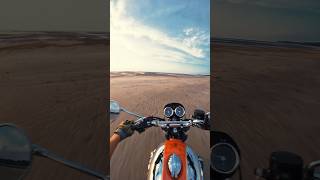 Beach Ride 🏍️🔥🔥motorcycle beach interceptor650 bike ytshorts ytshortsindia [upl. by Kcirdef]