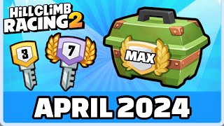 🔥ALL ADVENTURE KEYS APRIL 2024  Hill Climb Racing 2 [upl. by Johansen981]