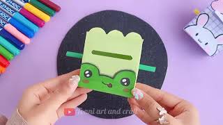 How to make paper sticker dispenser  how to make sticker  DIY sticker  handmade sticker ar home😍😍 [upl. by Ssenav]