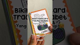 Flashcard Belajar Menulis Huruf youtubeshorts diy tutorial idebermain mediabelajar flashcards [upl. by Aillicec]