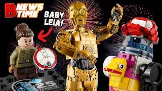 Buildable LEGO C3PO That Everyone Wanted Young Leia Minifig  News Time [upl. by Hurlbut]