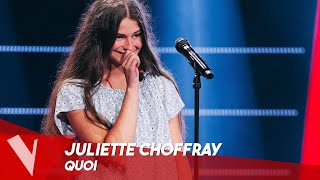 Jane Birkin  Quoi ● Juliette Choffray  Blinds  The Voice Belgique Saison 11 [upl. by Burger]