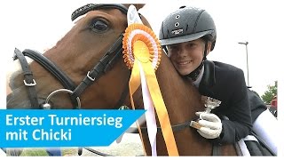 Erster Platz 🏆 Reitturnier mit Chicki kommentiert [upl. by Bergmann]