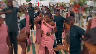 Groomsmen amp Bridesmaid Romantic Soloku Dance At Wedding Reception [upl. by Muraida]