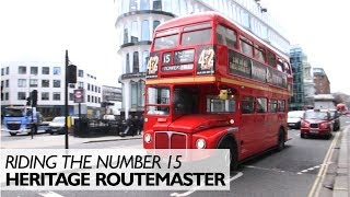 You Can Still Ride Routemaster Buses in London [upl. by Yennep]