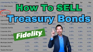 How to Sell TREASURY BONDS in Fidelity Tutorial [upl. by Selij876]