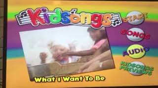 Kidsongs  What I Want to Be DVD Menu Walkthrough [upl. by Irat126]