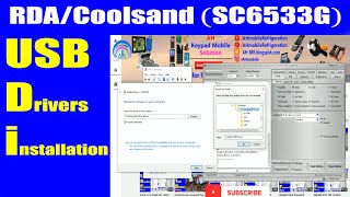 RDA Coolsand SC6633G USB Drivers 3264bit  QMobile L128 Flash File and Password Unlock Miracle Urdu [upl. by Sulakcin]