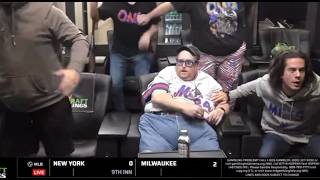 Mets Fan Reactions Pete Alonso GAME WINNING Home Run [upl. by Cully]