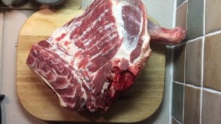 How To Bone And Roll A Shoulder Of Lamb  Lamb Home Butchery [upl. by Cathlene]