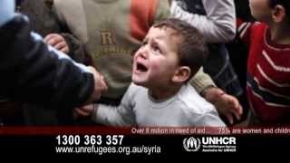 Syria Crisis Urgent Appeal  Australia for UNHCR TV ad [upl. by Naivatco]