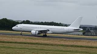 Airbus A320 Smartlynx Airlines Landing Brussels Airport [upl. by Lsil]