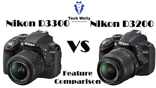 Nikon D3300 vs D3200 Feature Comparision [upl. by Nassah]