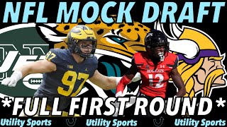 2022 NFL MOCK DRAFT  DYNAMIC FIRST ROUND [upl. by Nadroj]