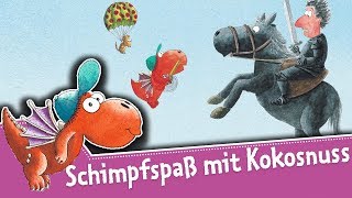 Schimpfen wie der kleine Drache Kokosnuss  lustige Schimpfworte für Kinder – schwarzer Ritter [upl. by Atoiyanap]