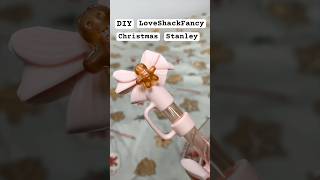 making my own LoveShackFancy Christmas Stanley 🎀❄️ stanley christmas diy [upl. by Jack]