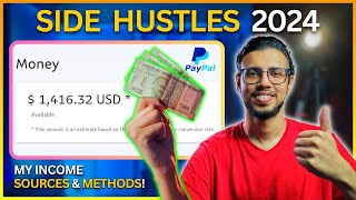 5 REAL Online Side Hustles Anyone Can Do In 2024 [upl. by Eidda904]