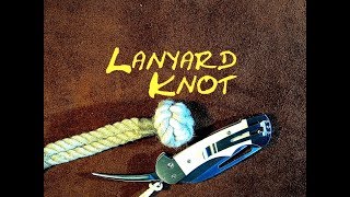 Lanyard Knot How to Tie a Multi Strand Lanyard Knot with Crown Knot Finish Decorative Lanyard Knot [upl. by Eseneg]