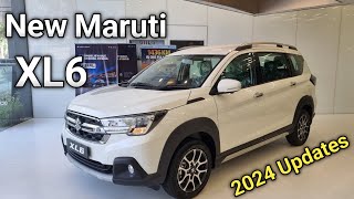 Best 6 Seater Car in 2024 ♥️ New Maruti Xl6 Smart Hybrid Detailed Review  Interior amp Exterior [upl. by Anatak]