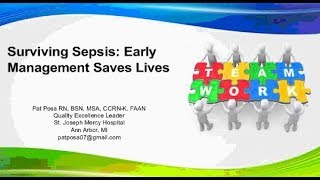 Surviving Sepsis Early Management Saves Lives [upl. by Ahsimet]