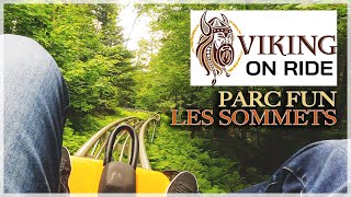 Viking Mountain Coaster  On Ride POV  Sommet Saint Sauveur Quebec [upl. by Eiggep]