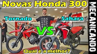 NOVA TORNADO 300 VS SAHARA 300 COMPARATIVO  QUAL É A MELHOR COMPARATIVO EXCLUSIVO MECANICANDO [upl. by Oiratno]