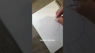 Baymax drawing disney baymax myherosix [upl. by Ereynihc]