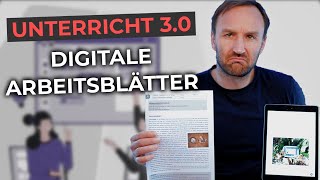 Schnell und einfach digitale Arbeitsblätter  Kann Worksheetdigital den Unterricht verbessern [upl. by Earased]