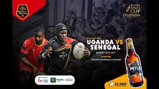 LIVE UGANDA VS SENEGAL  5th PLACE PLAYOFF 2024 MEN’S RUGBY AFRICA CUP [upl. by Teplitz]