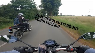 Zum Schulausflug mit Schulkollege  MotoVlog [upl. by Thierry]