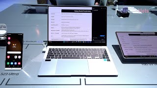 Samsung Galaxy Book4 Pro Series HandsOn CES24 [upl. by Linneman]