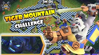 Tiger Mountain Challenge 3 Star Guide  New Coc Lunar Update [upl. by Sanfo]