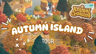 This Autumn Island is 1000 IQ  Animal Crossing Island Tour [upl. by Connelly930]